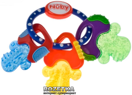 

Игрушка-прорезыватель Nuby Ключики с термогелем (455) (48526004553)