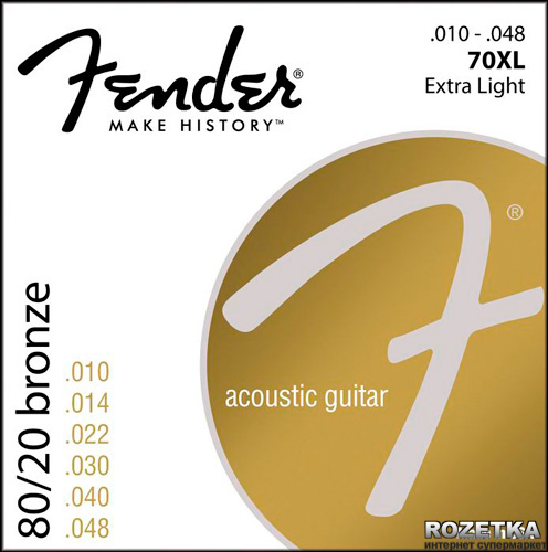 

Fender 70XL 80/20 Bronze Wound (10-48) (073-0070-402)