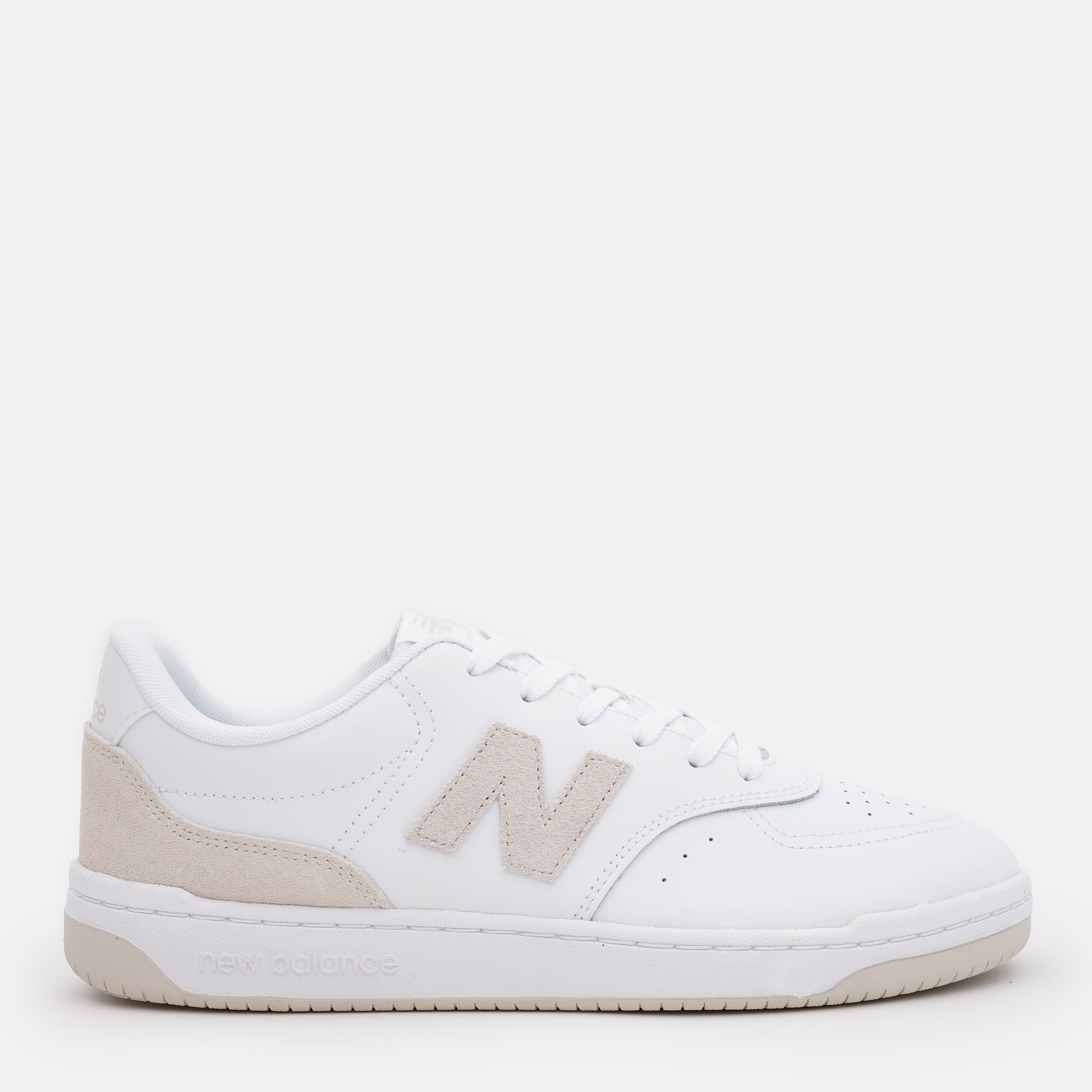 Акція на Чоловічі кеди низькі New Balance BB80 BB80RTG 41 (8US) 26 см Білі/Сірі від Rozetka