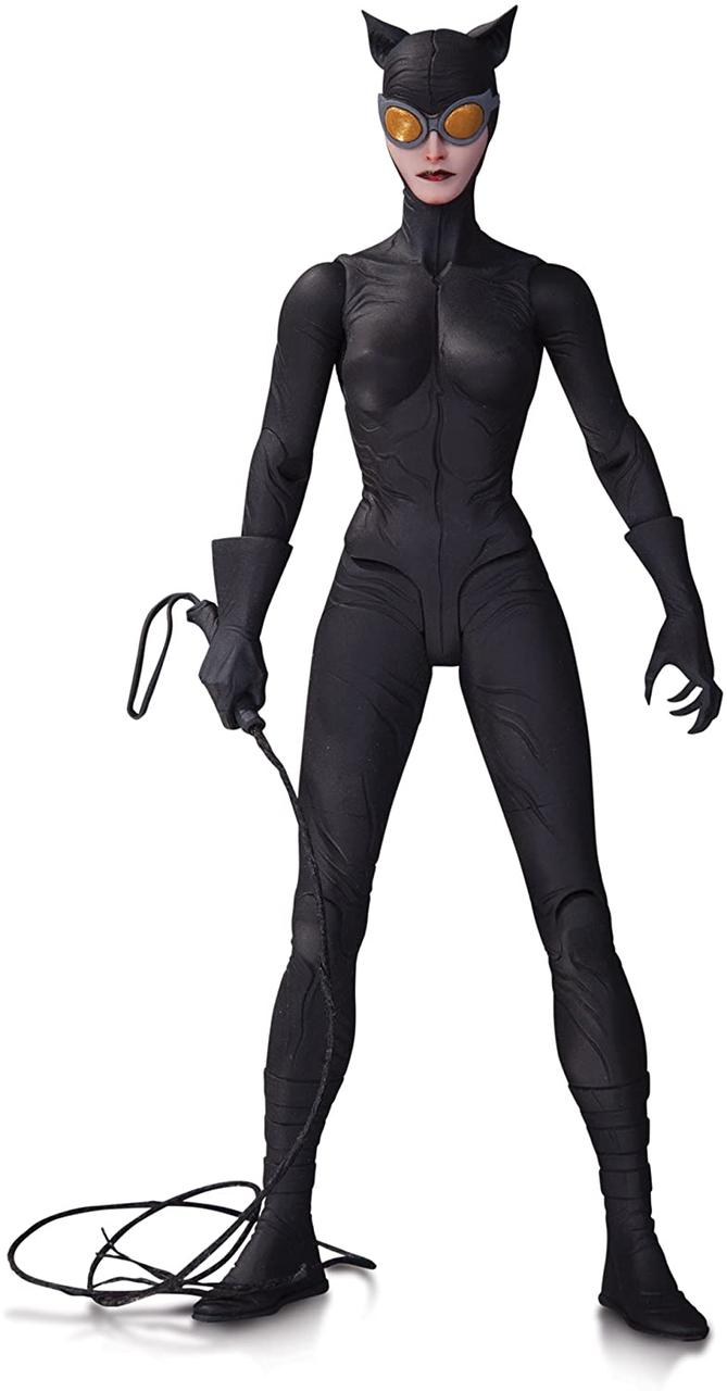 

Фигурка Женщина-кошка с аксессуарами, подвижная, высота 17 см - Cat Woman, Designer Series By Jae Lee DC Comics