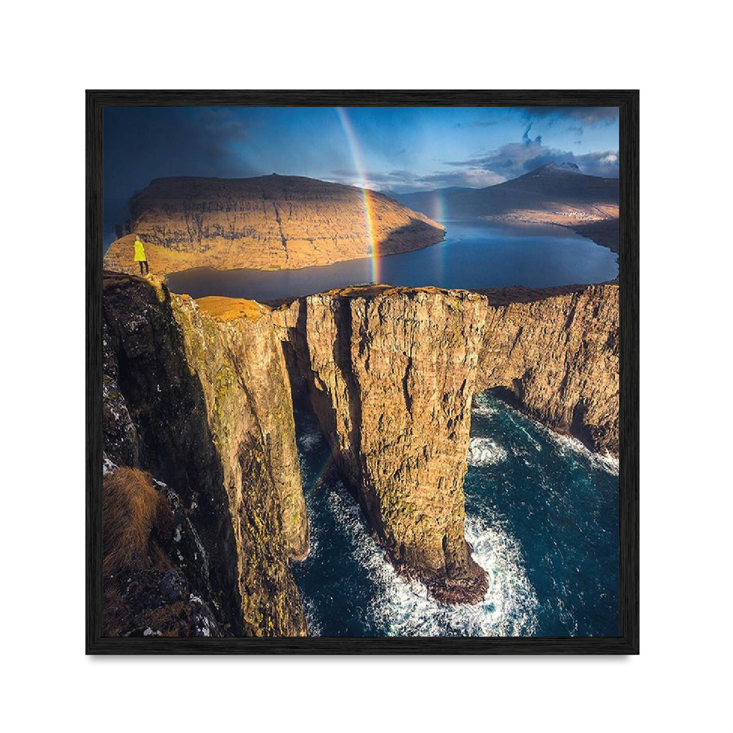 

Постер "Waterfall" с антибликовым стеклом 45 x 45 см в чёрной рамке