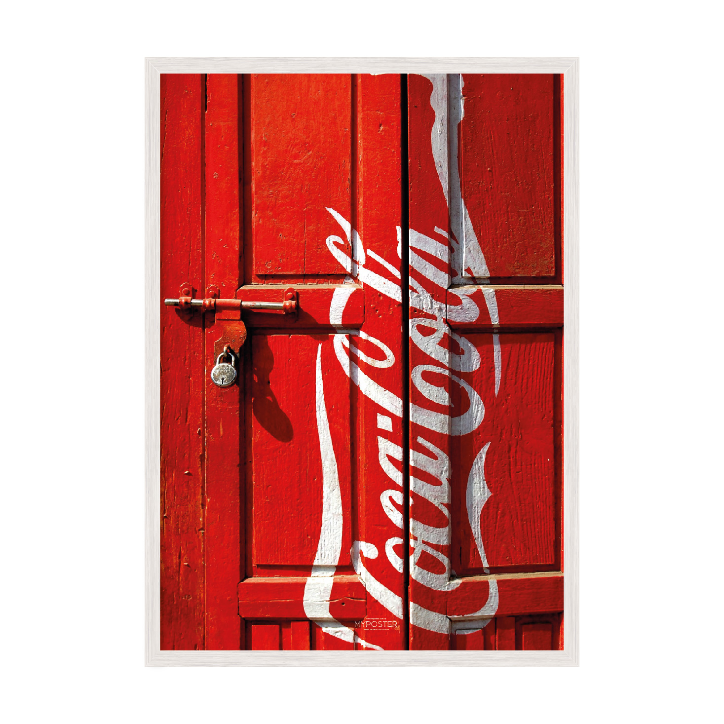 

Постер "Coca Cola" с антибликовым стеклом 59.6 x 84 см в белой рамке