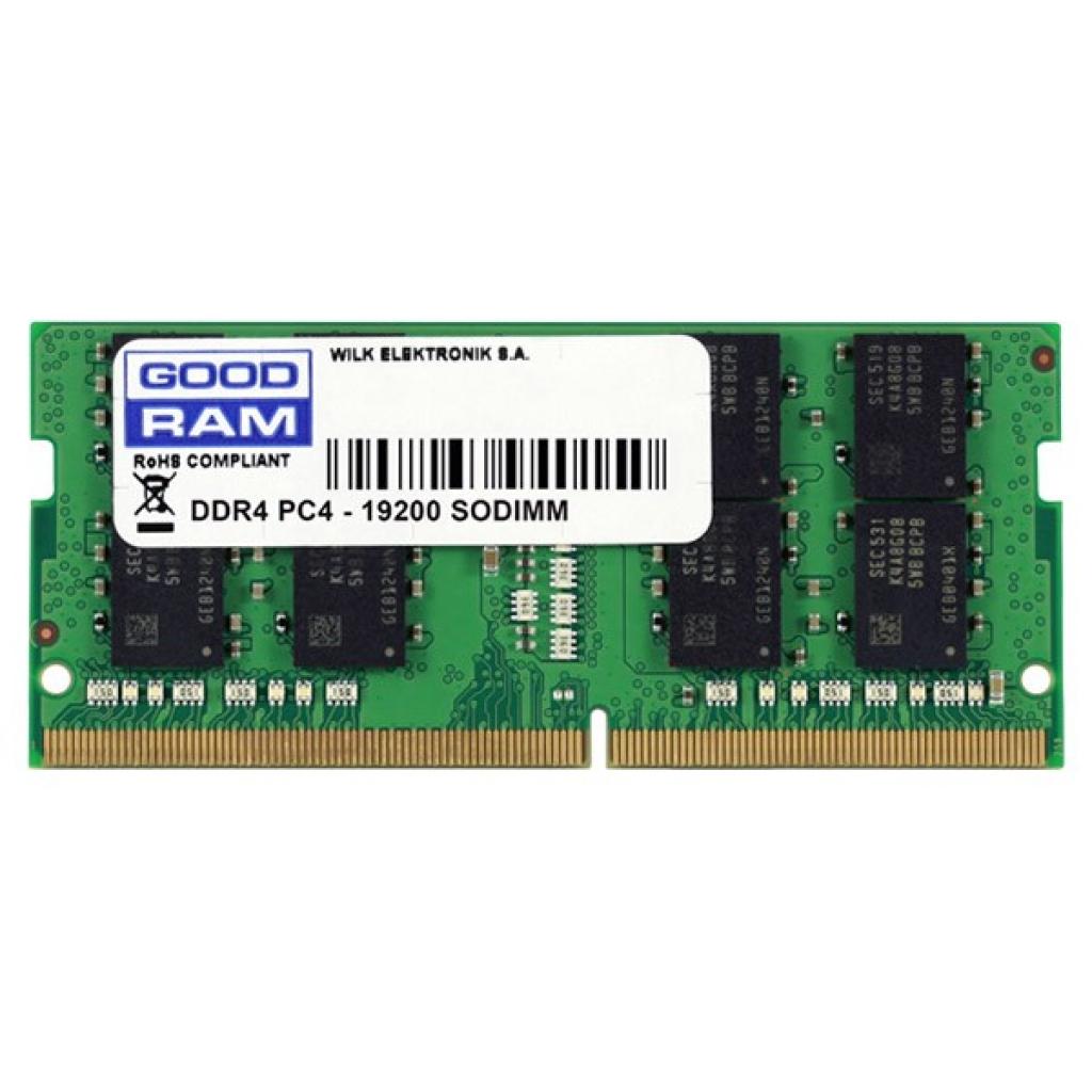 

Модуль памяти для ноутбука SoDIMM DDR4 2666 MHz GOODRAM (GR2666S464L19/16G)