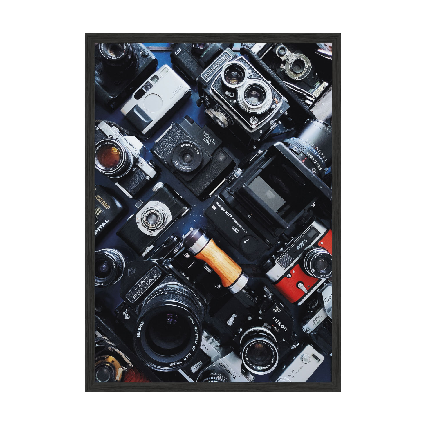 

Постер "Фото" без стекла 59.6 x 84 см в чёрной рамке