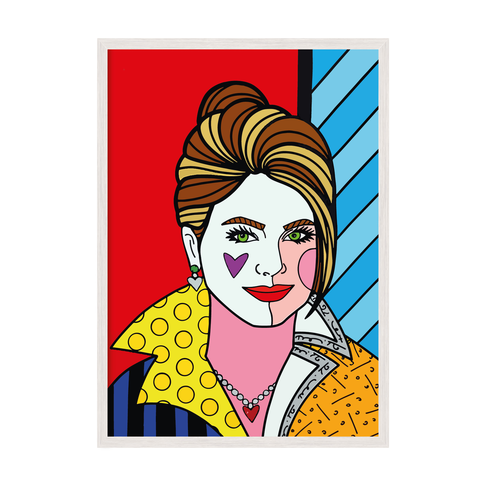 

Постер "Art Girl**" без стекла 42 x 59.4 см в белой рамке