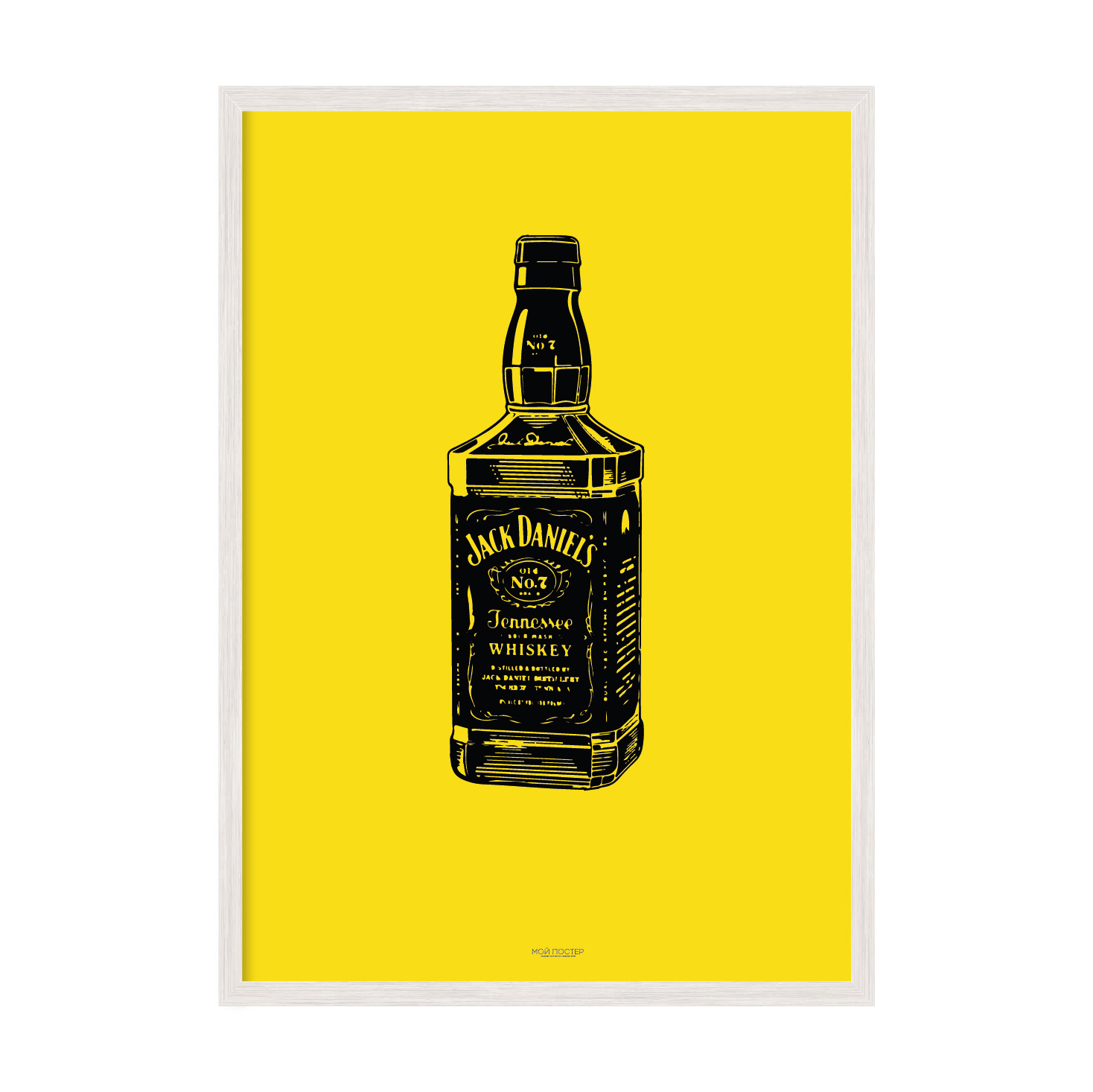 

Постер "Jack Daniels" без стекла 42 x 59.4 см в белой рамке
