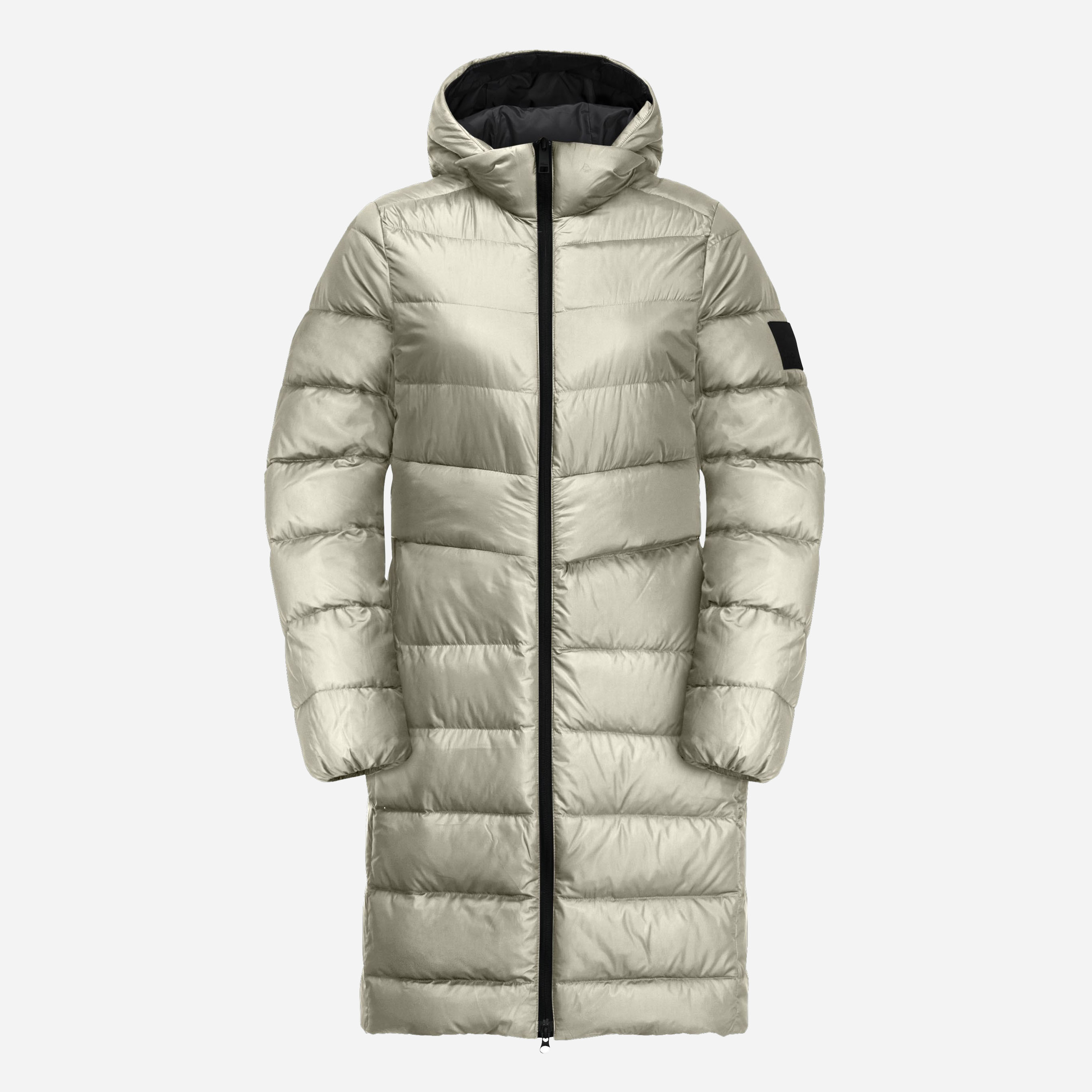 Акція на Куртка зимова довга жіноча Jack Wolfskin Lenauplatz Coat W 1207471_A0029 XL Бежева від Rozetka