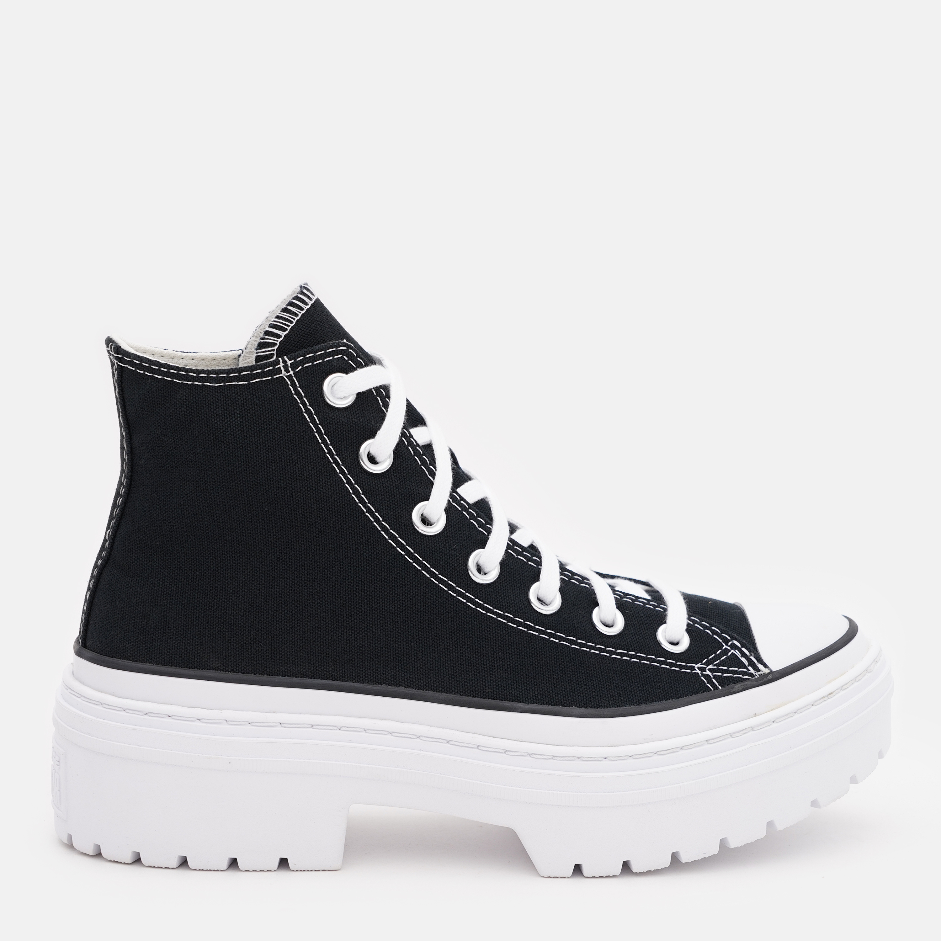 Акція на Жіночі кеди високі Converse Ctas Lugged Heel Hi A08258C 37 (6.5US) 23.5 см Чорні від Rozetka