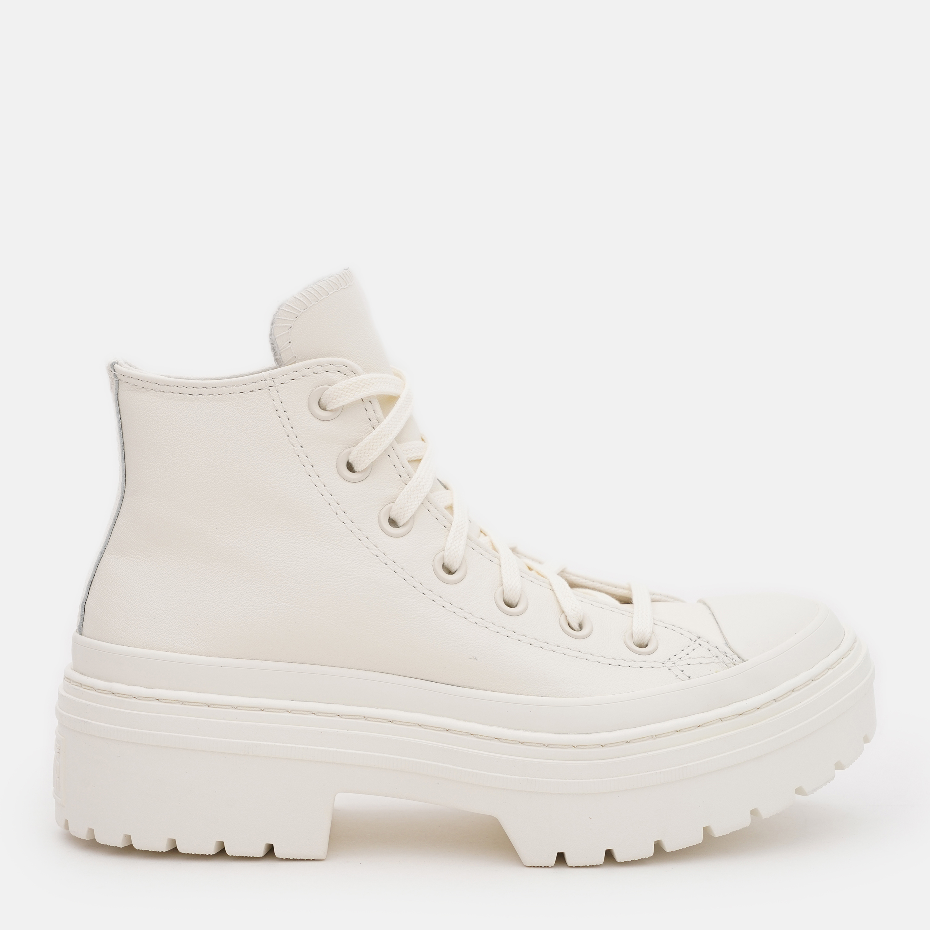 Акція на Жіночі кеди високі Converse Ctas Lugged Heel Hi A10370C 39.5 (8.5US) 25 см Молочні від Rozetka