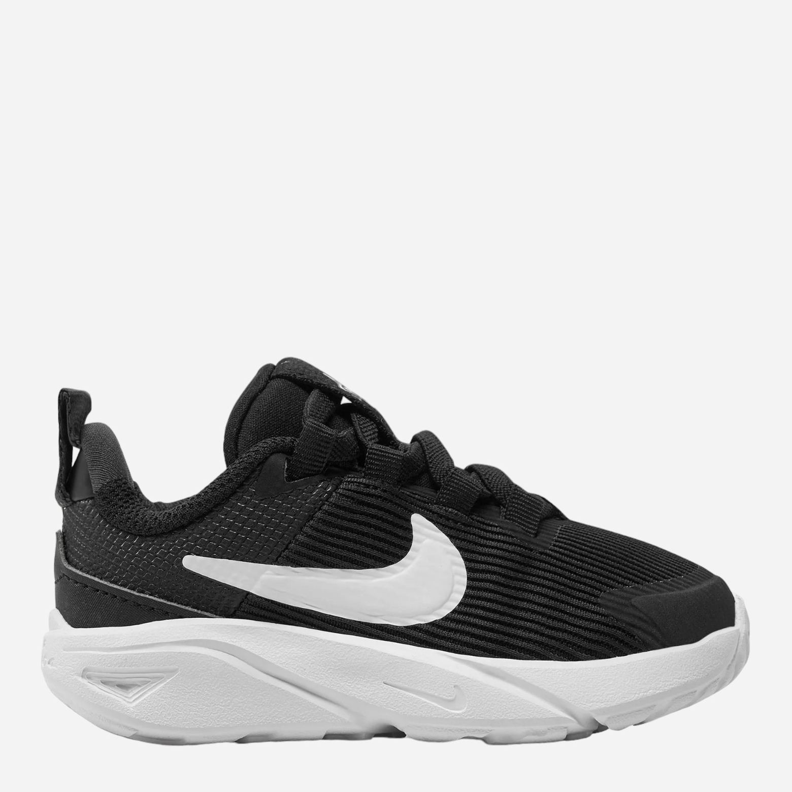 Акція на Дитячі кросівки для хлопчика Nike Star Runner 4 Nn (Td) DX7616-001 22 (6C) Чорні від Rozetka