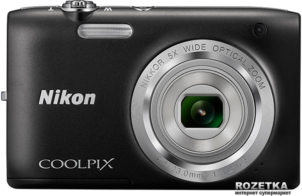 Фотоаппарат Nikon Coolpix S2800 Black (VNA571E1) Официальная гарантия ...