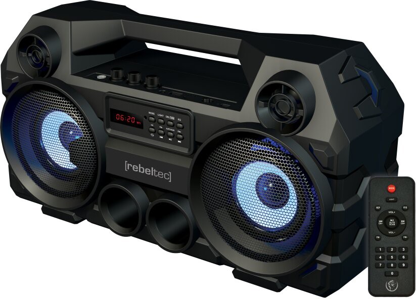 Портативна колонка Rebeltec Soundbox 465 40W Black (RBLGLO00049) (955555918647494) - Уцінка