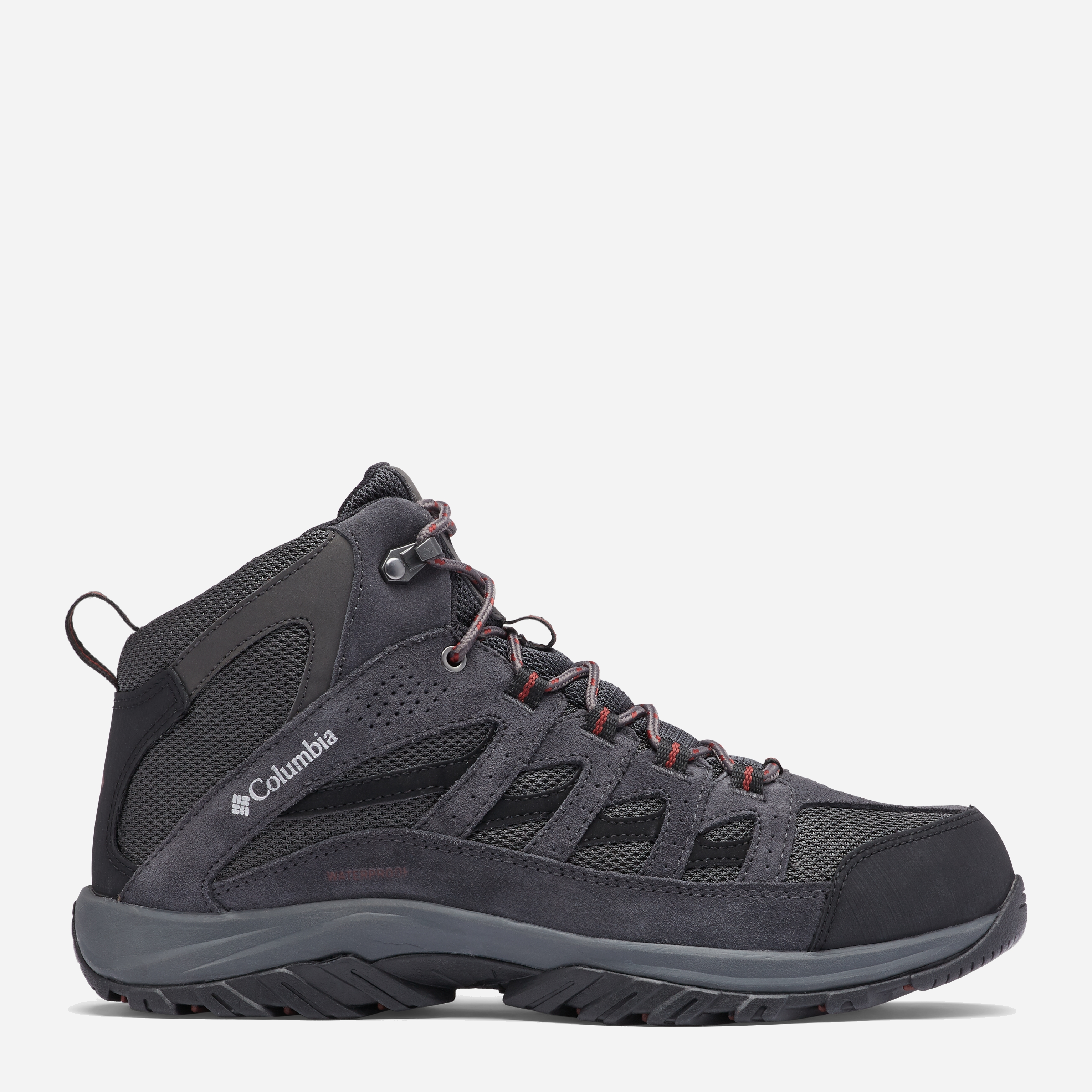 Акція на Чоловічі черевики для трекінгу Columbia Crestwood Mid Waterproof 2100641089 47 (14US) Темно-сірі від Rozetka