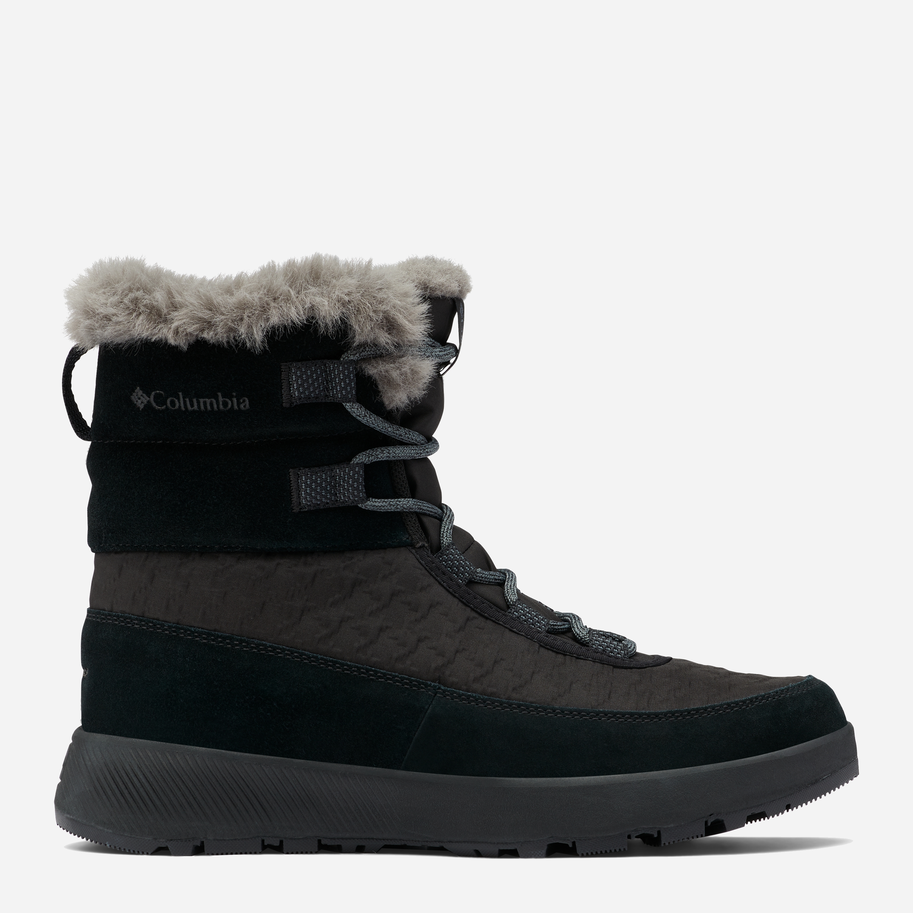 Акція на Жіночі зимові черевики високі Columbia Slopeside Peak Luxe 2104991010 37 (6US) Чорні від Rozetka