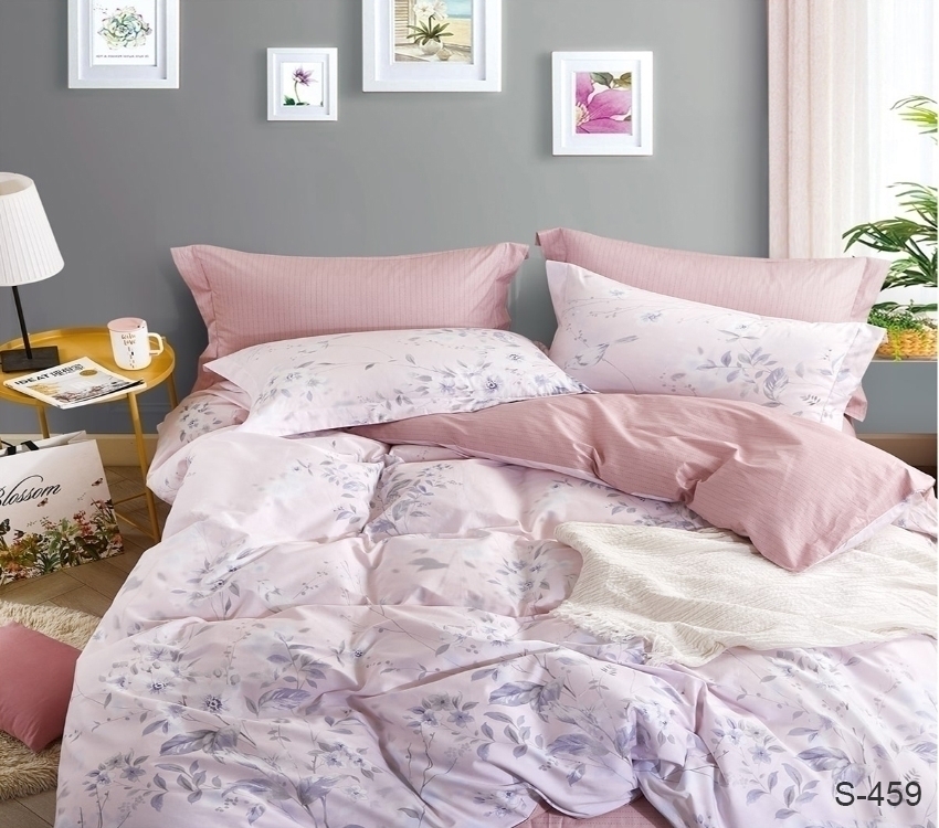 

Комплект постельного белья ТМ TAG King Size Сатин 100% хлопок с компаньоном S459