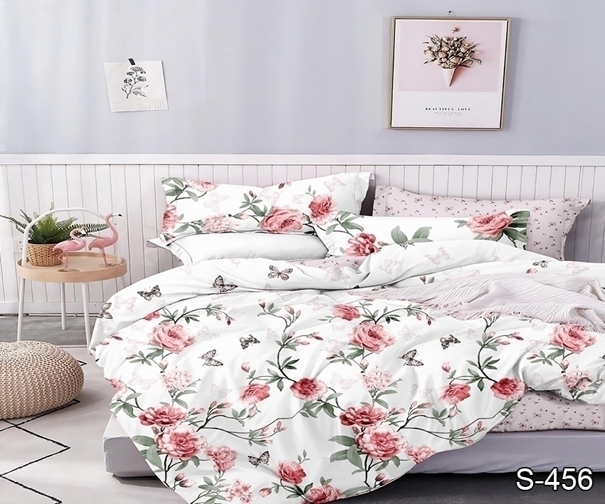 

Комплект постельного белья ТМ TAG King Size Сатин 100% хлопок с компаньоном S456