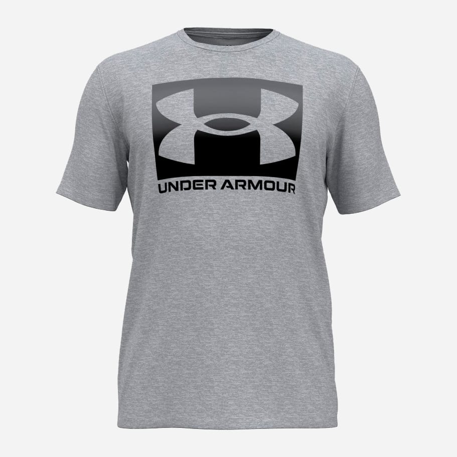 Акція на Футболка чоловіча Under Armour Ua M Boxed Sports Ss 1386793-011 L Сіра від Rozetka