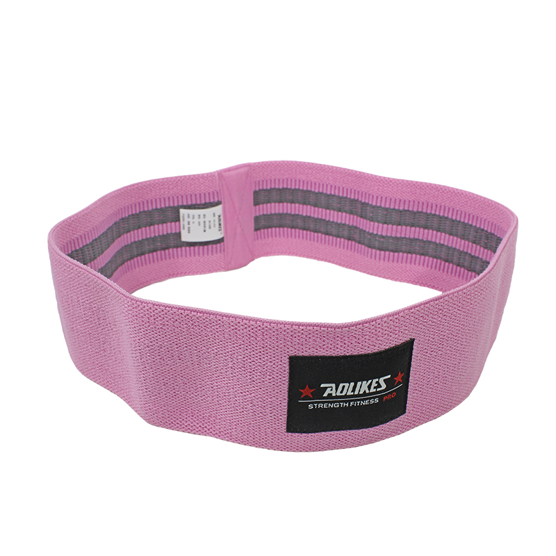 

Фитнес резинка AOLIKES RB-3603 тканевая Pink XL эластичнная минимальная нагрузка