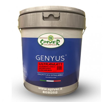 

Професійна фарба Spiver на водній основі Genyus Ultramatt 5 л