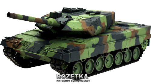 

Танк на р/у Heng Long Leopard A6 II 1:16 с пневмопушкой и дымом (HL3889-1)