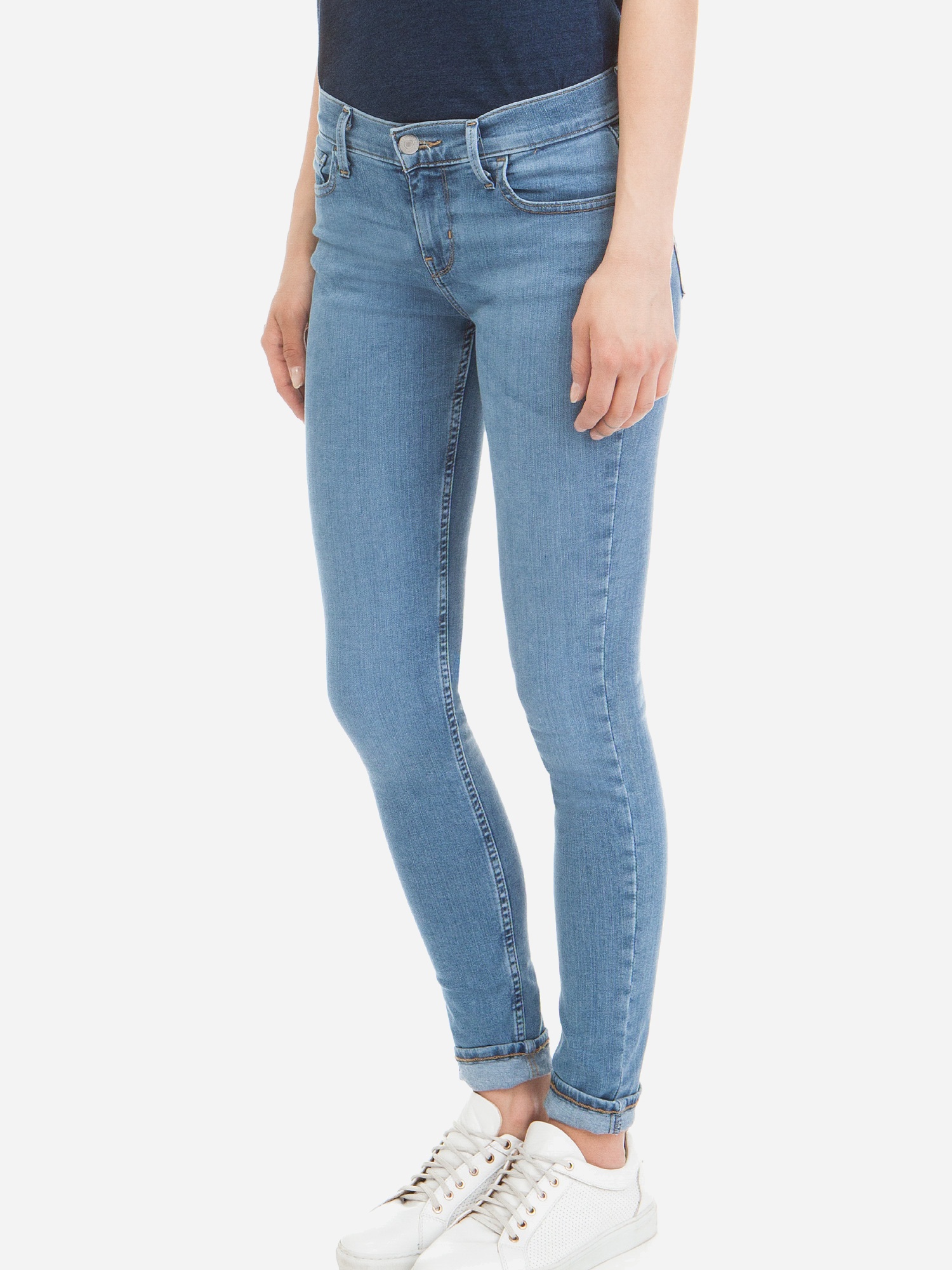 Акція на Джинси Skinny жіночі Levi's 710 Super Skinny 17780-0036 24-28 Сині від Rozetka