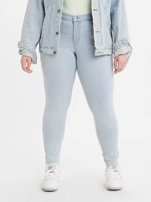 Акція на Джинси Skinny жіночі Levi's 929150488 40 Блакитні від Rozetka