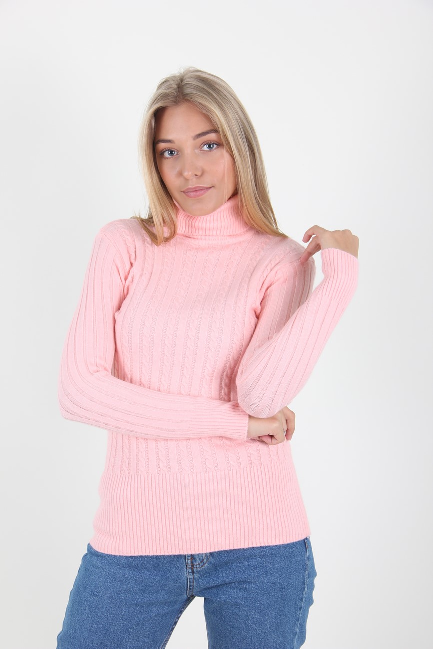 

Гольф женский LadiesFashion 680 (Розовый M/L)