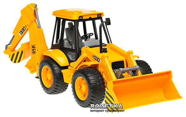 

Игрушка Bruder Дорожный погрузчик с экскаватором JCB 4CX М1:16 (02428)