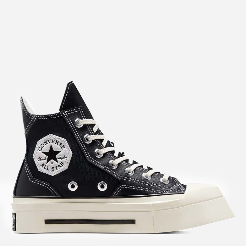 Акція на Жіночі кеди високі Converse Chuck 70 De Luxe Squared Hi A06435C-001 36 (3.5) 22.5 см Чорні від Rozetka