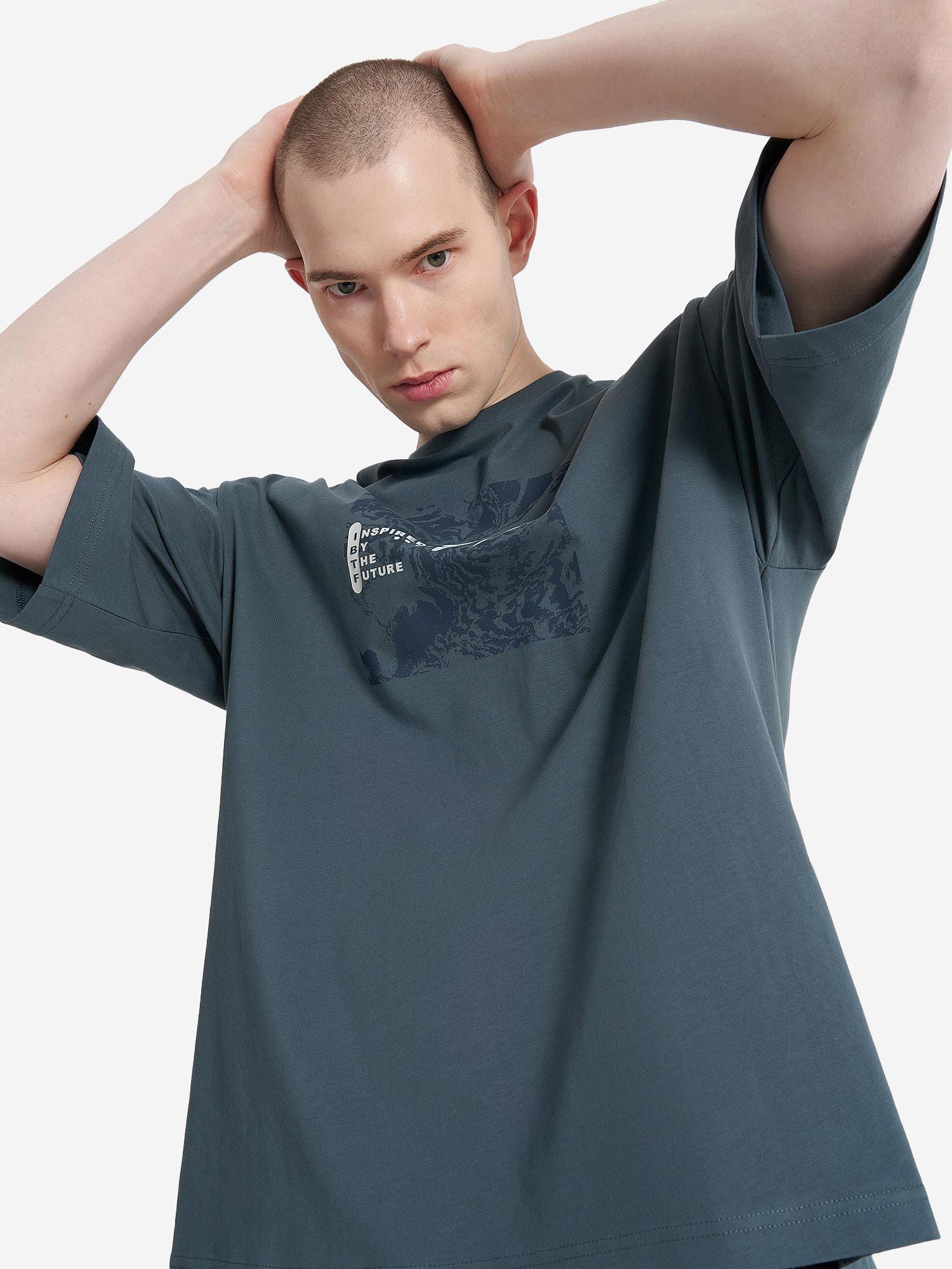 Акція на Футболка бавовняна чоловіча Fila Men's T-shirt 129905-Z3 44-46 Сапфірова від Rozetka