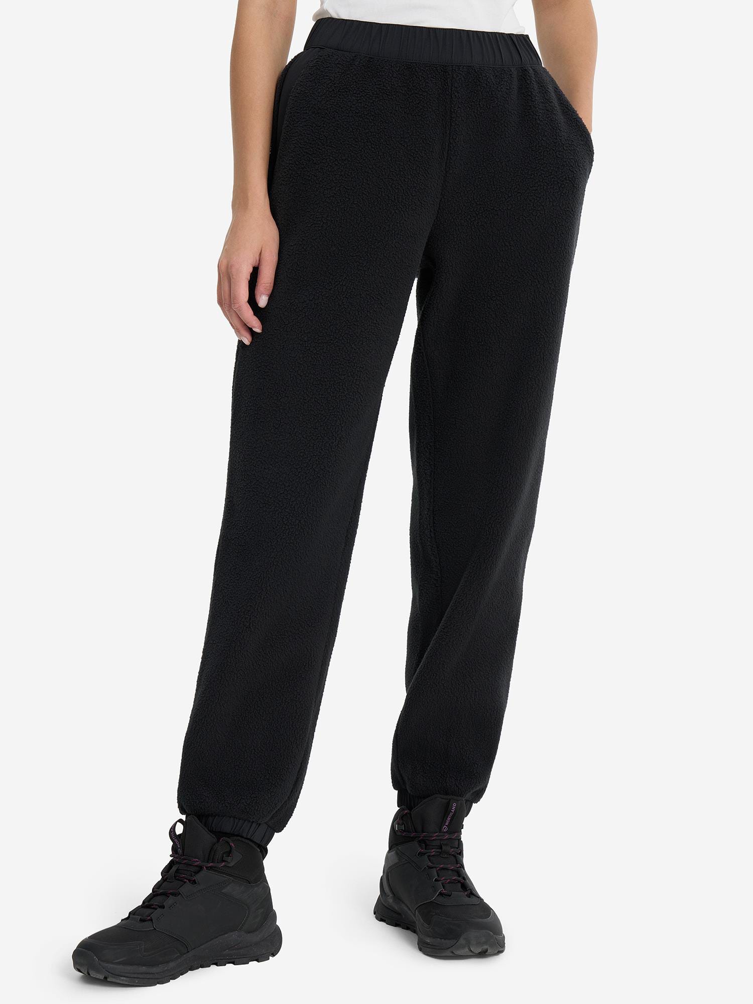 Акція на Спортивні штани на флісі жіночі Northland Women's trousers 130612-99 42-44 Чорні від Rozetka