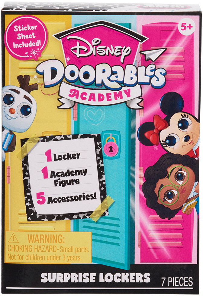 Игровой набор Disney Doorables Academy Шкафчик с сюрпризом (44722k