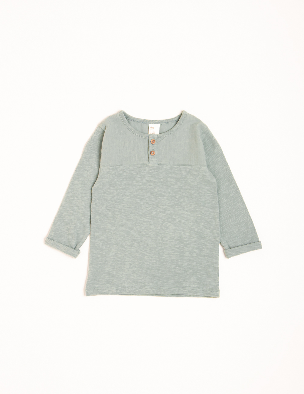 

Футболка д/р H&M ДМ001743 цвет серый 92