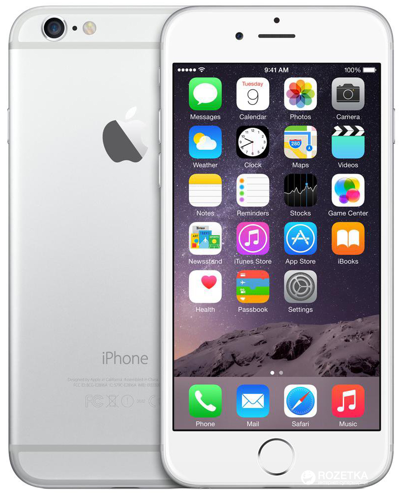 Мобильный телефон Apple iPhone 6 16GB Silver – отзывы покупателей | ROZETKA