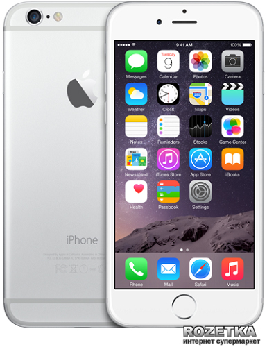 Мобильный телефон Apple iPhone 6 64GB Silver – фото, отзывы ...