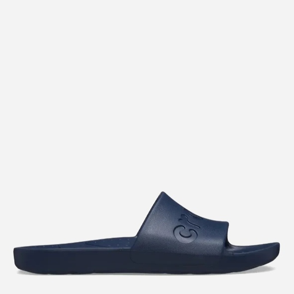 Акція на Чоловічі шльопанці для пляжу Crocs Unisex Slide 210088-410 41-42 (M8/W10) 26 см Темно-сині від Rozetka