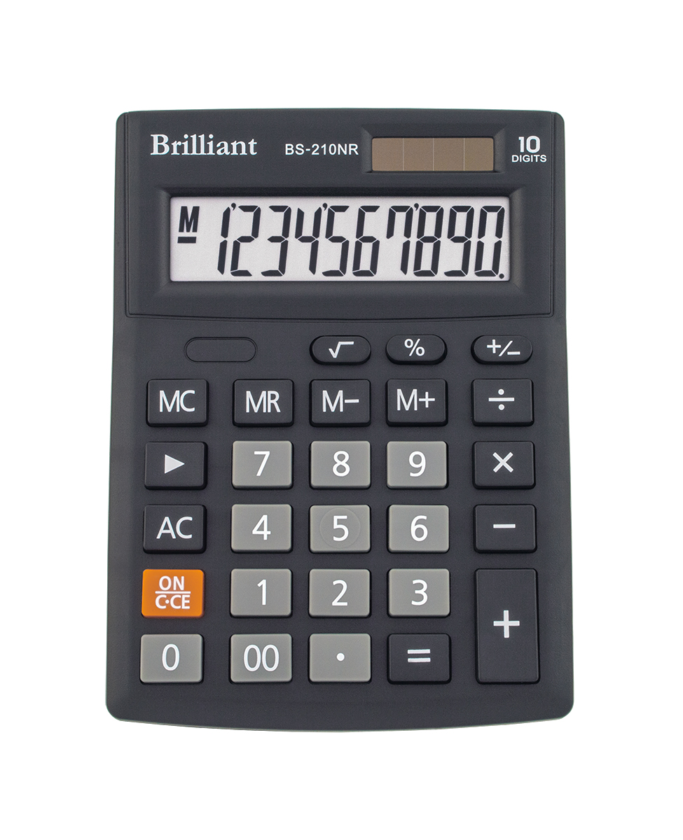 

Калькулятор Brilliant BS-210NR 10 разрядов