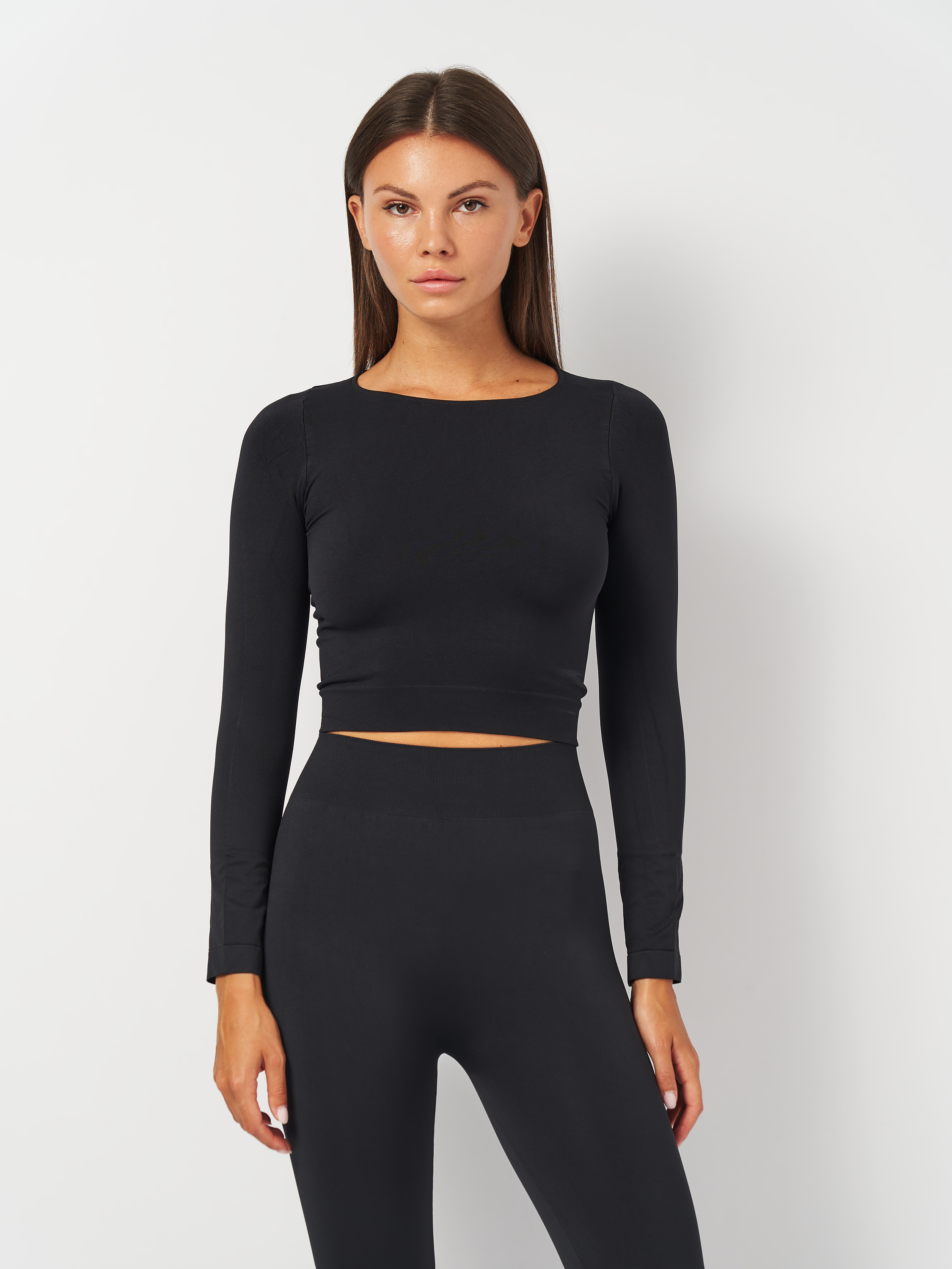 Акція на Топ жіночий Giulia CROP TOP_Nero_1 L/XL Чорний від Rozetka