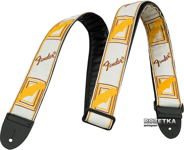 

Fender 2" Monogrammed White/Brown/Yellow (14488)