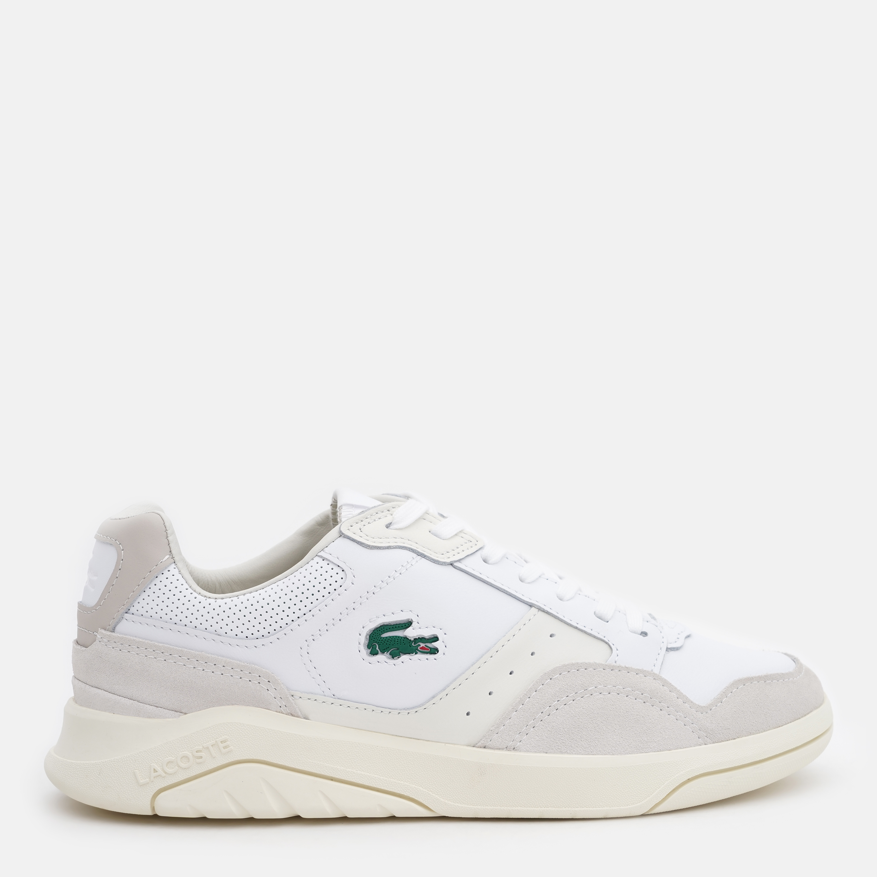 Акція на Чоловічі кросівки Lacoste Gameadvance 741SMA0015-65T 42 (T8) 26.5 см WHT/OFF WHT від Rozetka