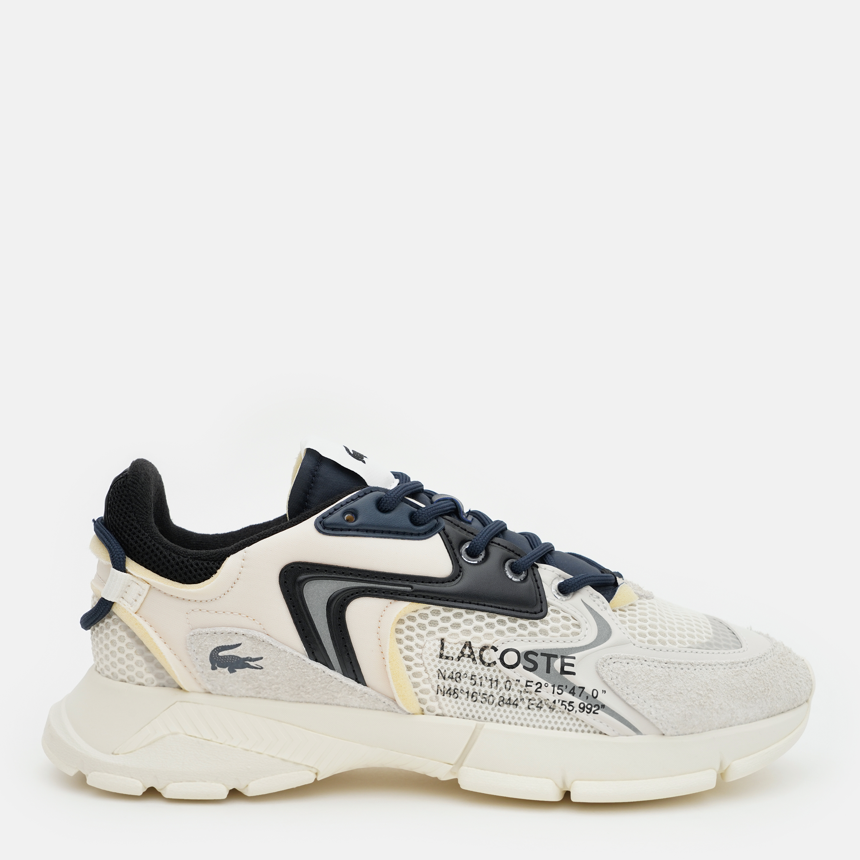 Акція на Чоловічі кросівки Lacoste L003 745SMA0001-2G9 42 (T8) 25.8 см Off Wht/Blk від Rozetka