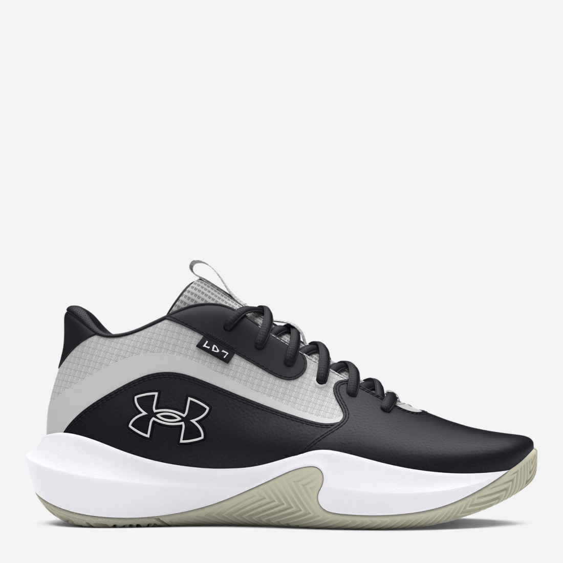 Акція на Чоловічі кросівки для баскетболу Under Armour Lockdown 7 3028512-002 44 (10US) 28 см Чорні від Rozetka