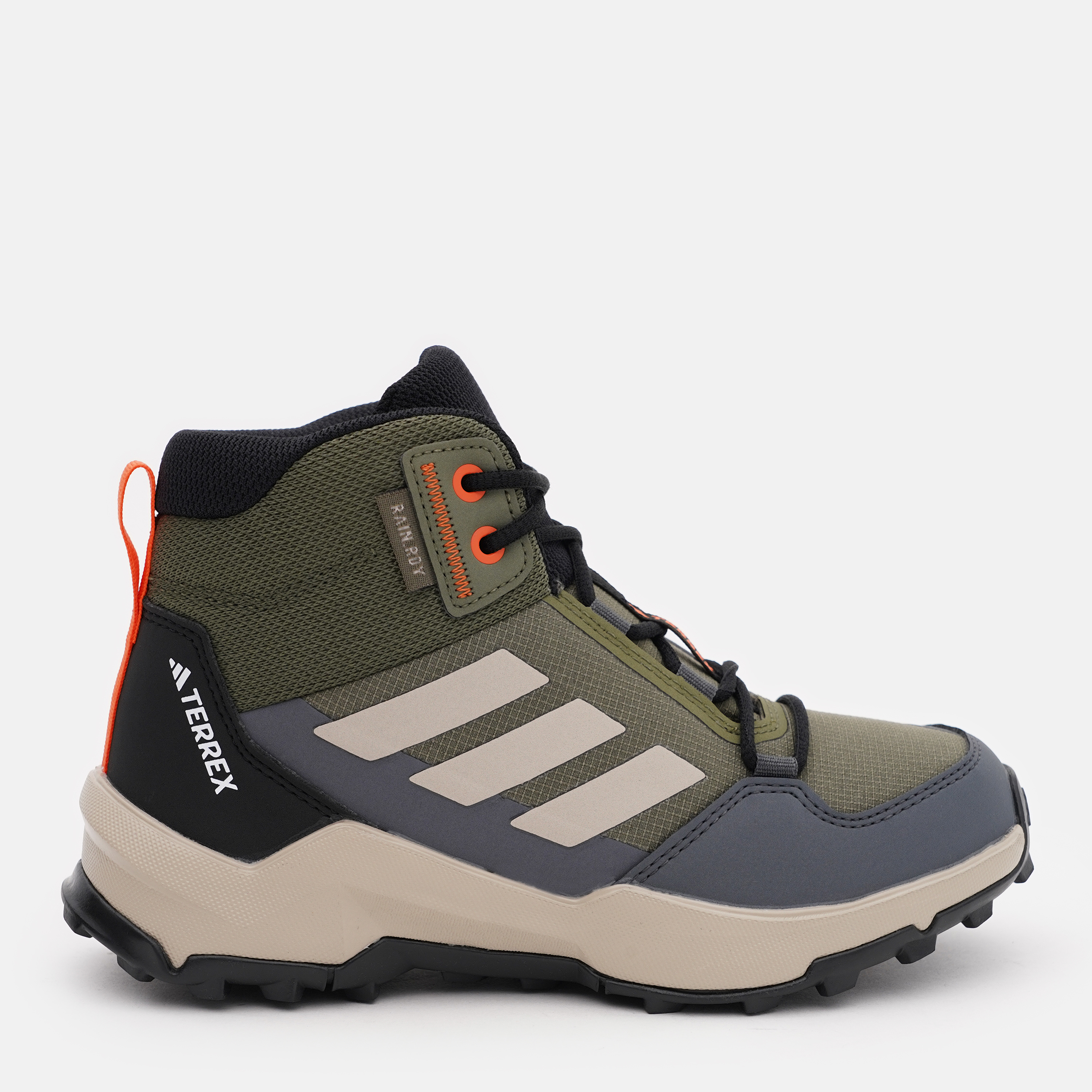 Акція на Підліткові кросівки для хлопчика Adidas Terrex Ax4R R.Rdy Mid K IF6518 36 Оливкові від Rozetka