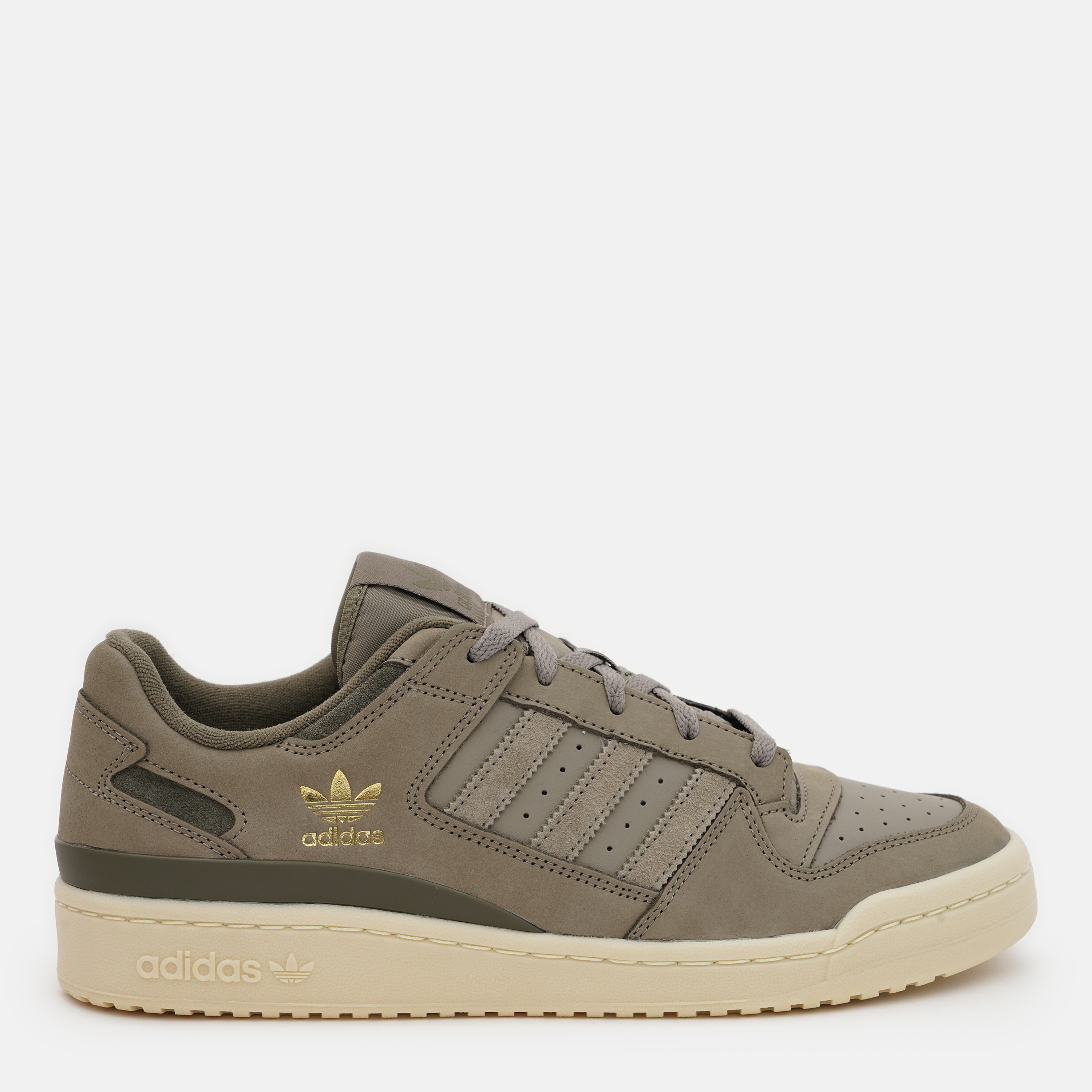 Акція на Чоловічі кеди низькі Adidas Forum Low Cl IH7827 41.5 (7.5UK) 26 см Clay/Clay/Olistr від Rozetka