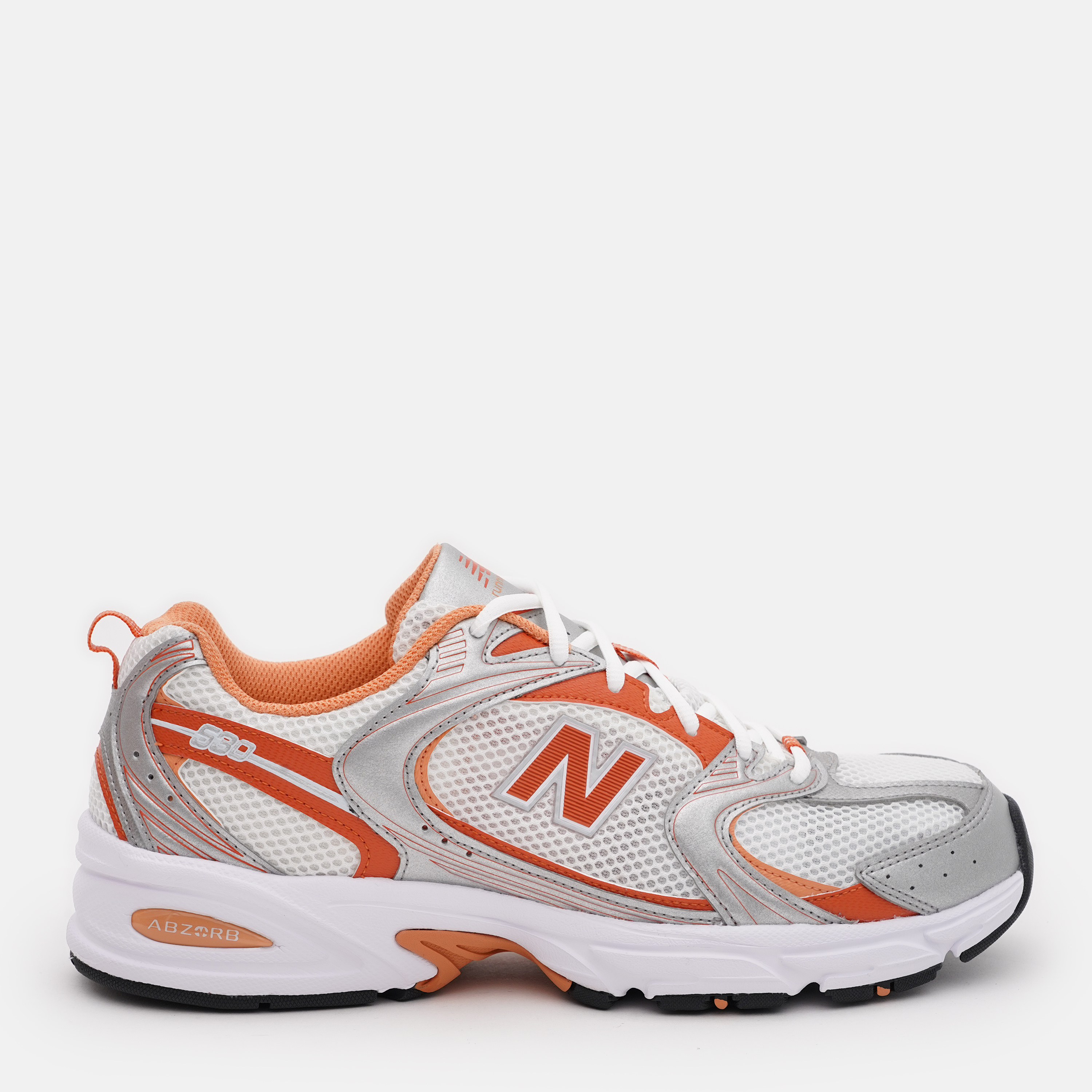 Акція на Чоловічі кросівки New Balance 530 MR530ADC 41.5 (8US) 26 см Сріблястий/Помаранчевий від Rozetka