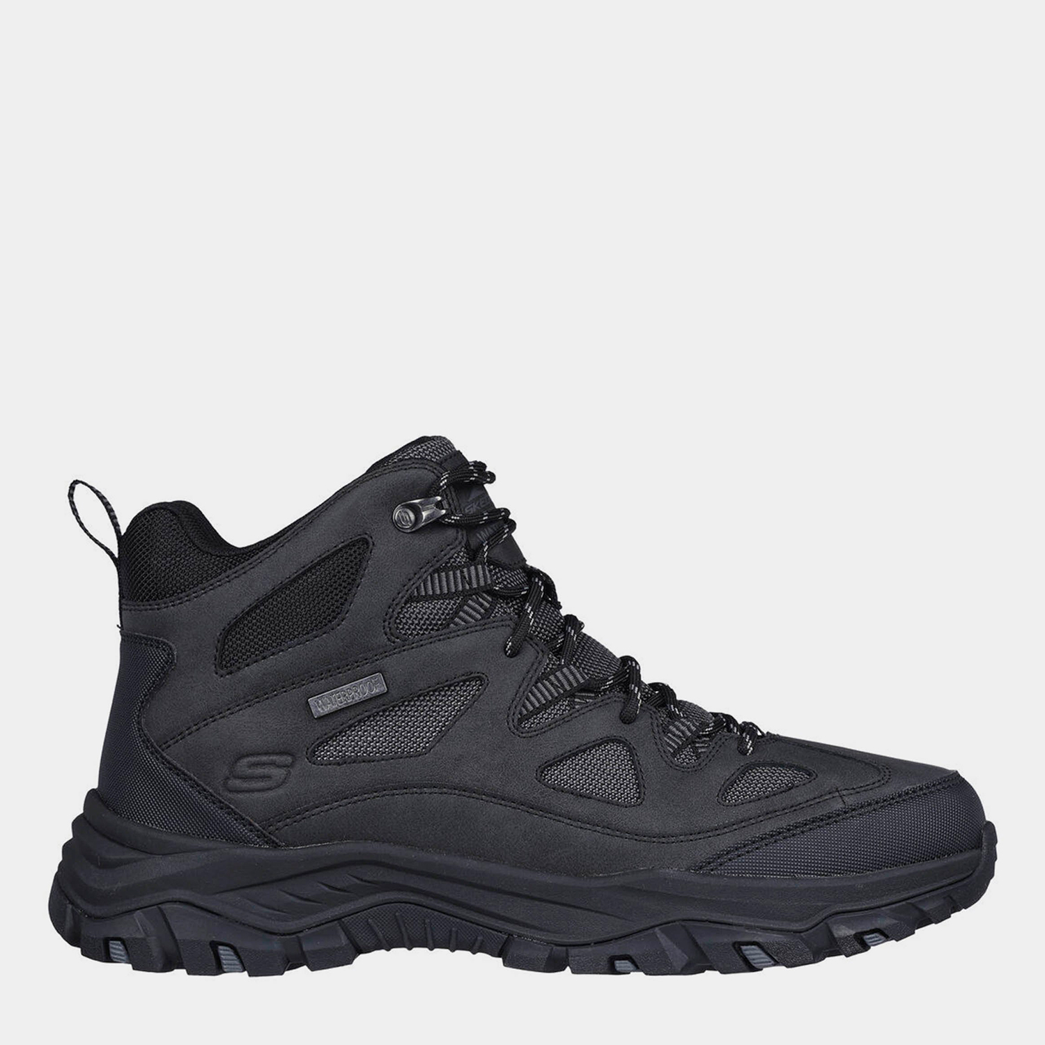 Акція на Чоловічі черевики для трекінгу з мембраною Skechers 204911 BLK 42 (9US) 27 см Чорні від Rozetka