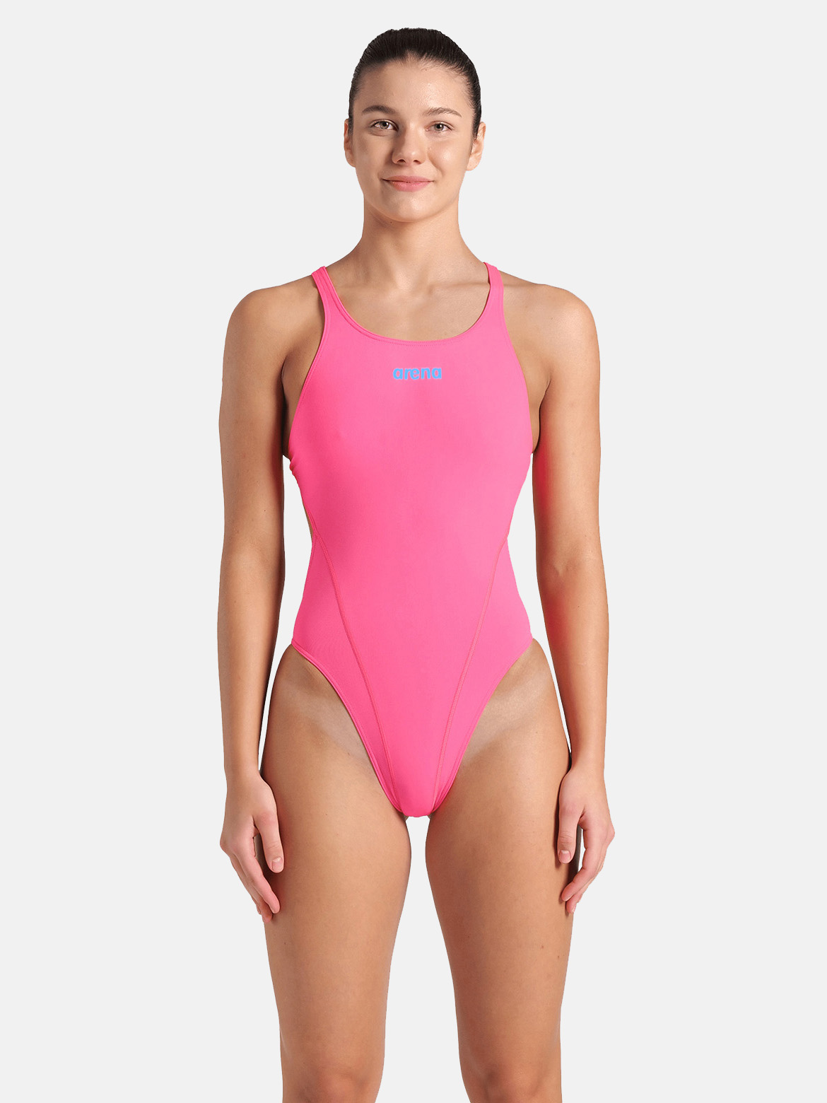 Акція на Купальник суцільний жіночий Arena Team Swimsuit Swim Tech Solid 004763-908 42 Рожевий від Rozetka