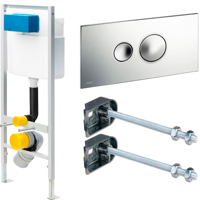 

Инсталляция VIEGA Standard 2S 713386 + кнопка смыва Visign for Style 10 596323