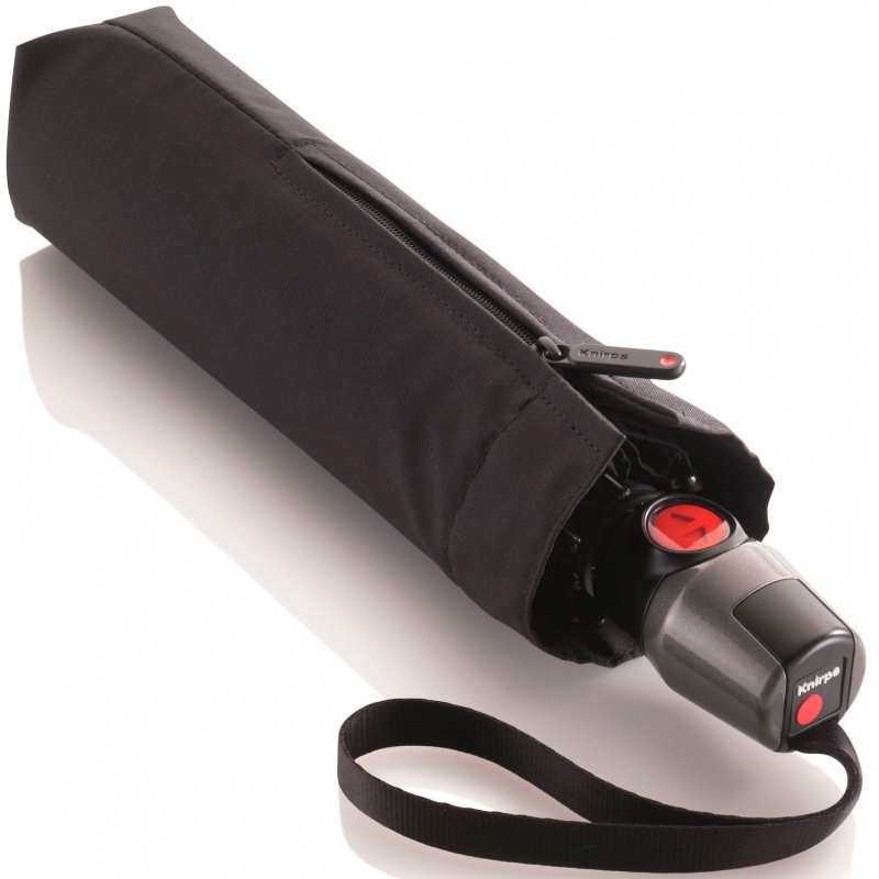 

Зонт складной Knirps T.200 Medium Duomatic Black Kn9532001000