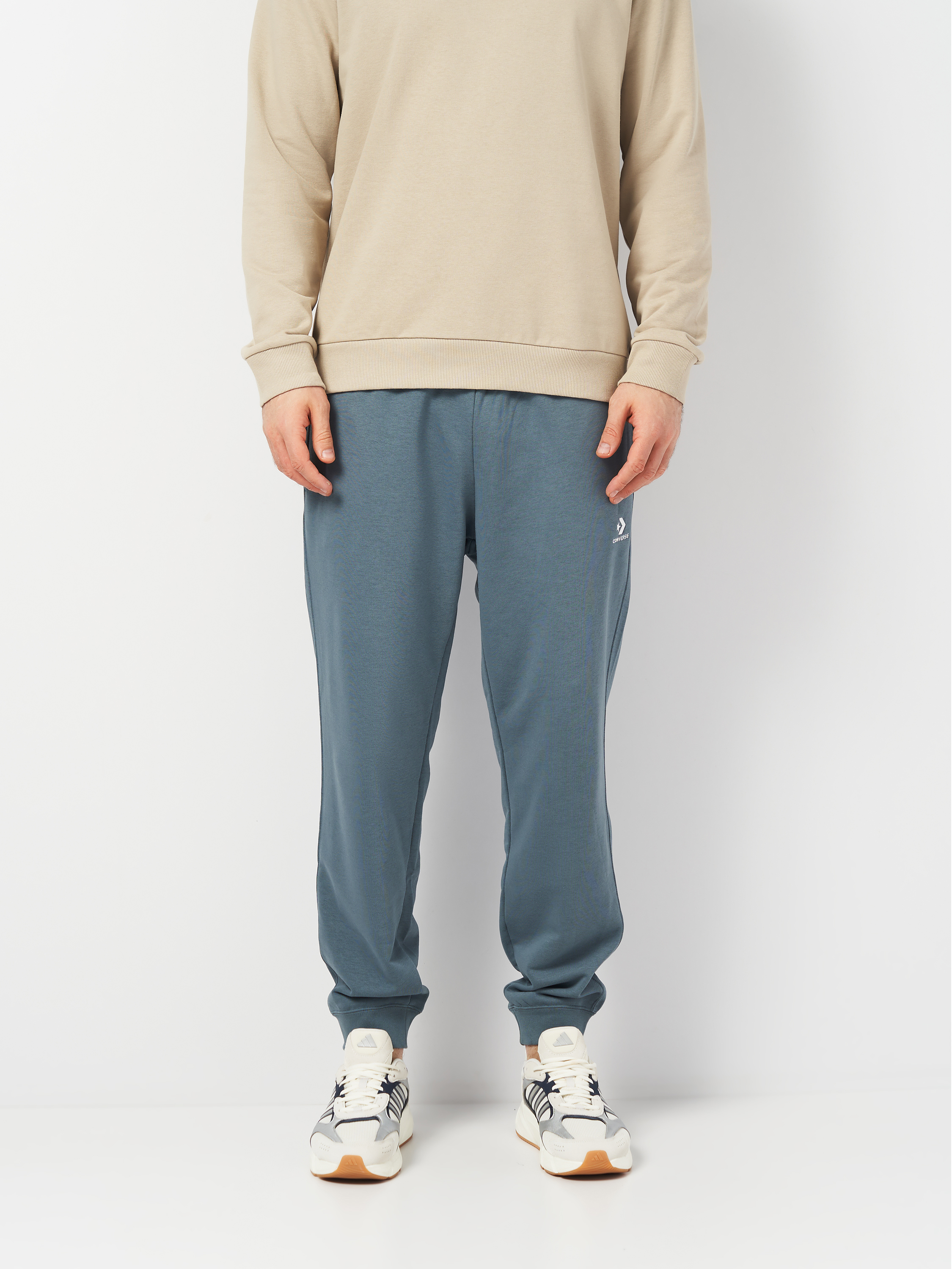 Акція на Спортивні штани чоловічі Converse Star Chev Fleece Pant Ft Newtral Teal 10023873-459 M від Rozetka